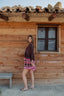 SABANA BROWN SHORT DRESS
