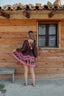 SABANA BROWN SHORT DRESS