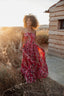 KENIA RED SMOCKING DRESS
