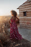 KENIA RED SMOCKING DRESS