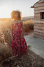 KENIA RED SMOCKING DRESS