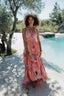 MAUI ORANGE LONG DRESS