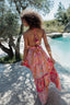 MAUI ORANGE LONG DRESS