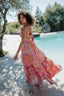 MAUI ORANGE LONG DRESS