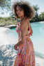 MAUI ORANGE LONG DRESS
