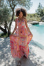 MAUI ORANGE LONG DRESS
