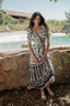 BORNEO WHITE LONG SKIRT