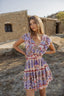 GRASSE BLUE SHORT DRESS