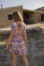 GRASSE BLUE SHORT DRESS