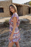 GRASSE BLUE SHORT DRESS