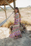 GRASSE AQUA LONG DRESS