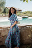 BALI BLUE LONG DRESS