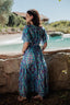 BALI BLUE LONG DRESS