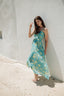LOIRA AQUA LONG DRESS