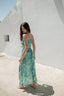 LOIRA AQUA LONG DRESS