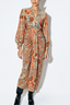 Vestido ZOE floral naranja