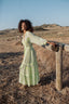 SAHARA LEMON LONG DRESS