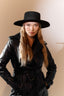 BLACK LEATHER COAT