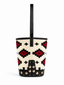 BOLSO SELAIA HOBO BEIGE Y ROJO