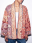 Chaqueta Kimono Bordada Reversible – Malva