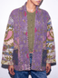 Chaqueta Kimono Bordada Reversible – Aqua