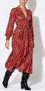 Vestido ZOE burdeos