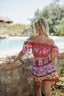 LOMBOK RED CROP TOP LACE
