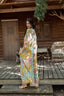 MARRAKECH AQUA LONG DRESS