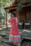SABANA RED LONG DRESS