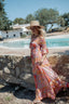 MAUI ORANGE SMOCKING DRESS