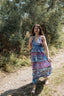 LOMBOK BLUE LONG DRESS