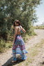 LOMBOK BLUE LONG DRESS