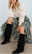 Falda SIENNA celeste