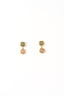 Pendientes Piedras Verde y Rosa