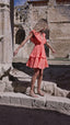 AZORES CORAL SHORT DRESS