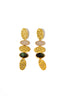 BOUCLES D'OREILLES LONGUES AIGUE-MARINE