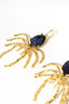 PENDIENTES ARAÑA ZAFIRO