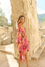 POSITANO PINK LONG BLOUSE