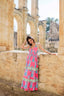 PINK PINEAPPLE LONG DRESS