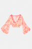 NILE NEON ORANGE CROP TOP