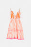 NILO NEON ORANGE SHORT DRESS