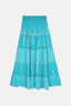 MARTINIQUE BLUE LONG SKIRT SET