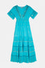 MARTINIQUE BLUE LONG DRESS