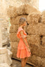 AZORES CORAL SHORT DRESS